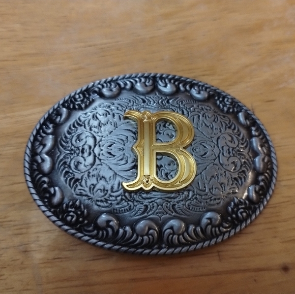 unbranded Other - New Men's Initials Letter B Monogram Belt Buckle